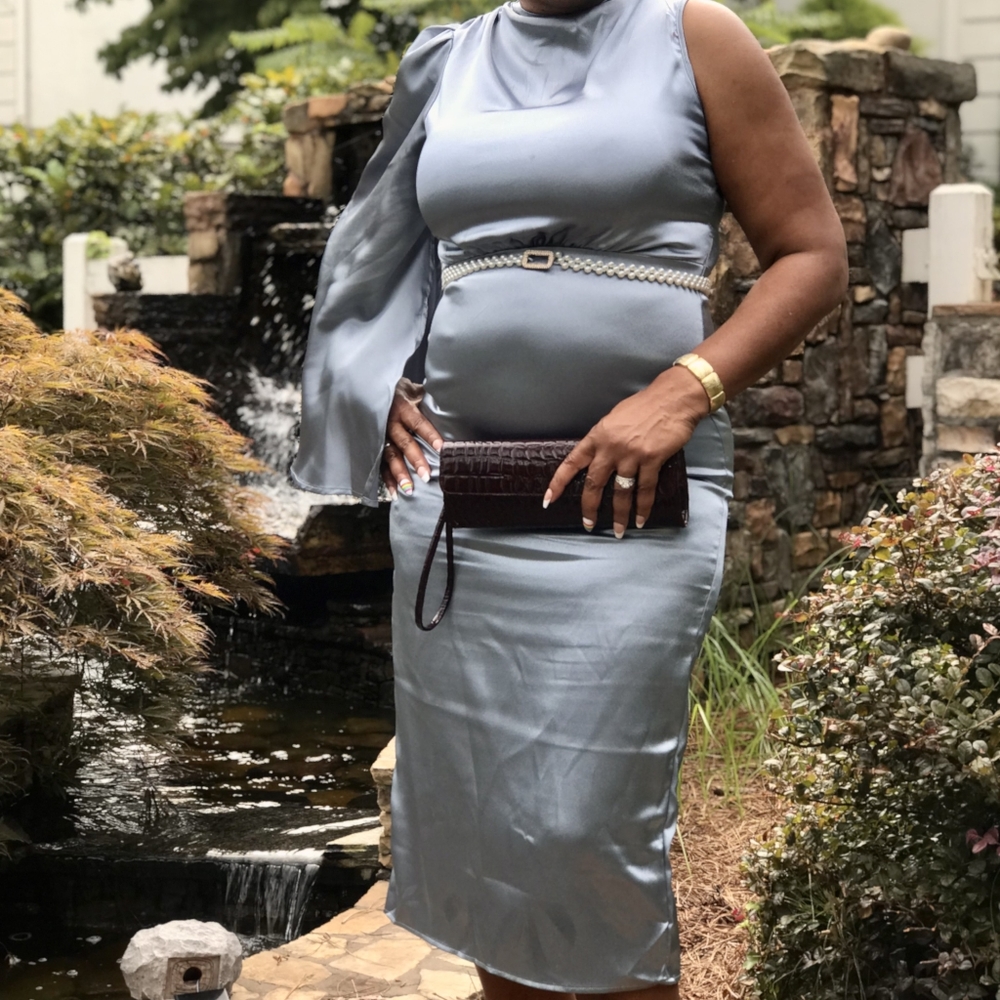 Light blue dress